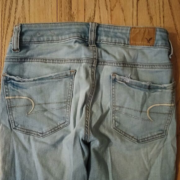 American Eagle Outfitters Super Stretch Jegging Denim Jeans Women Size 0/Short - Picture 6 of 10